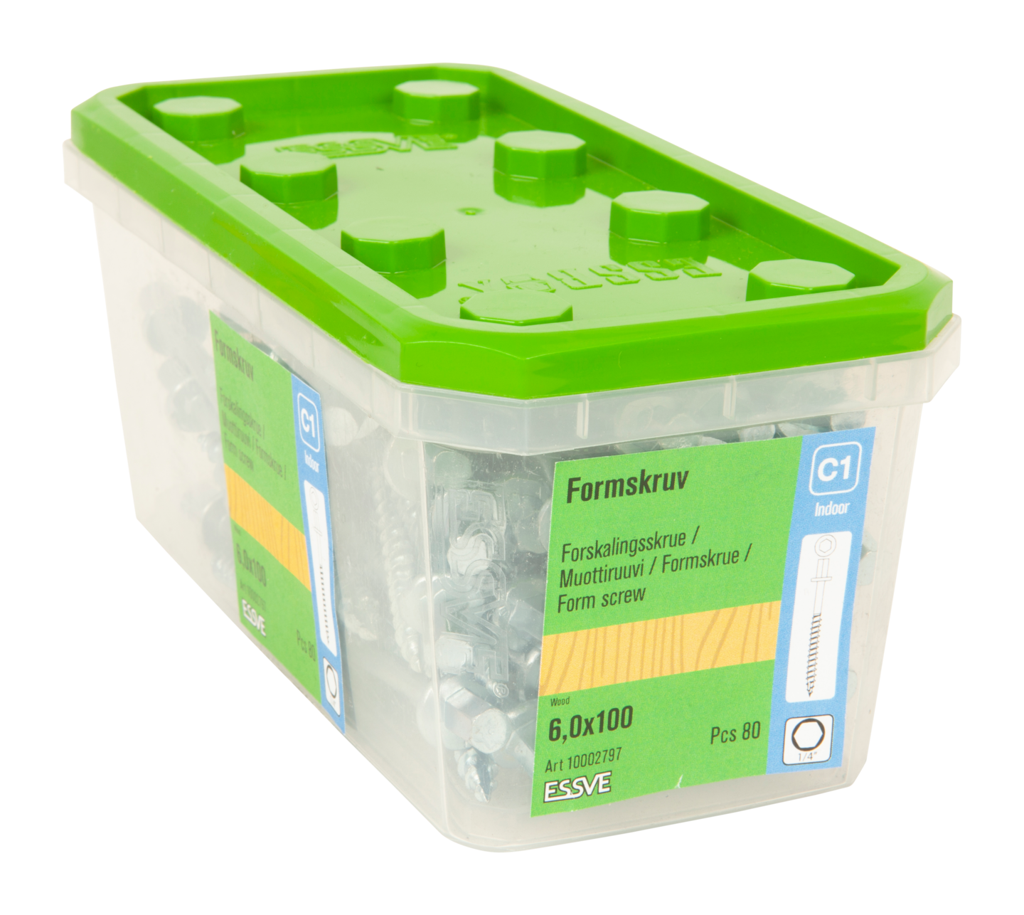 FORMSKRUV DPX BLANKFÖRZINKAD 6,0X100