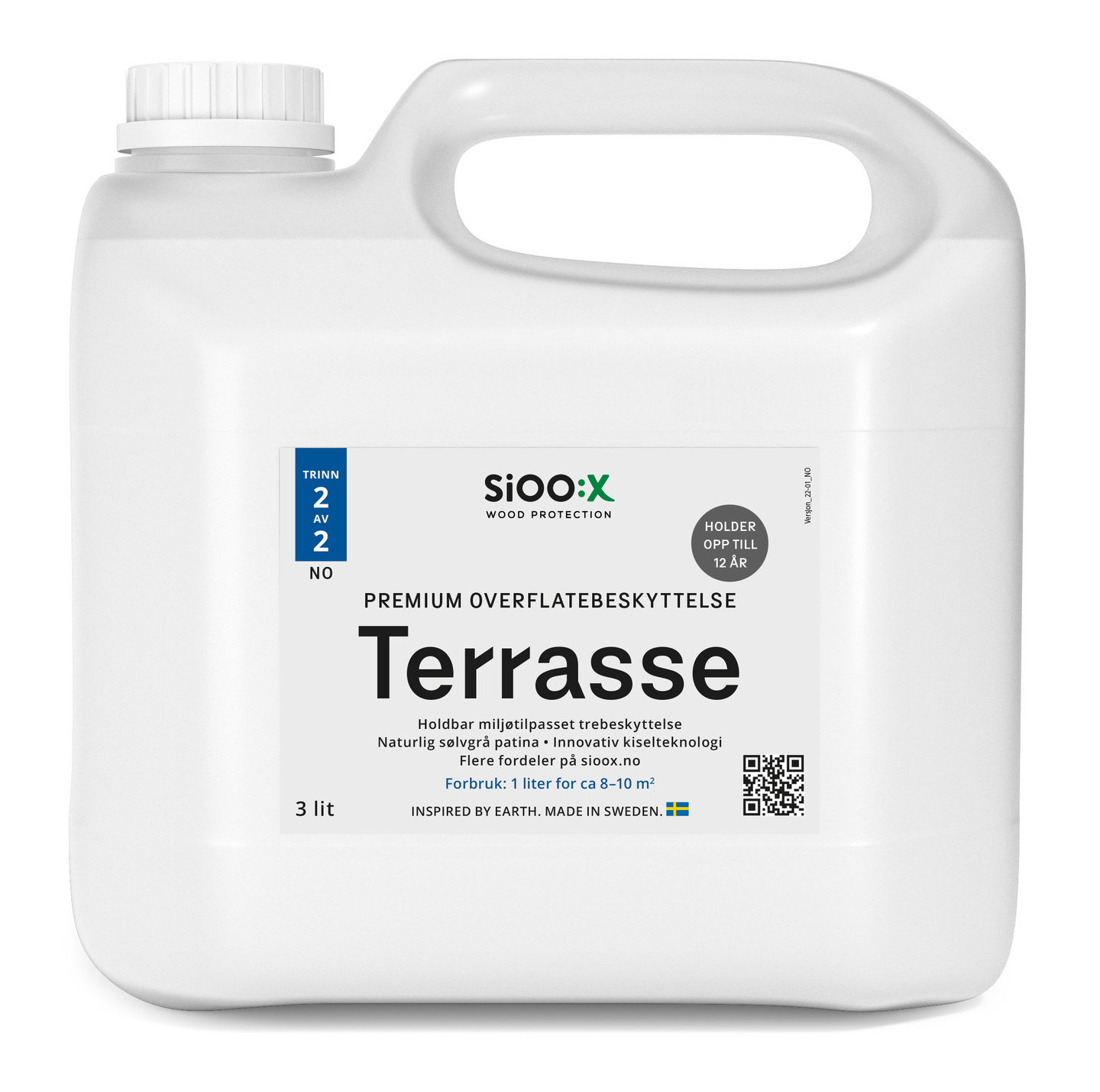 SIOO:X TERRASSE OVERFLATEBESKYTT 3L