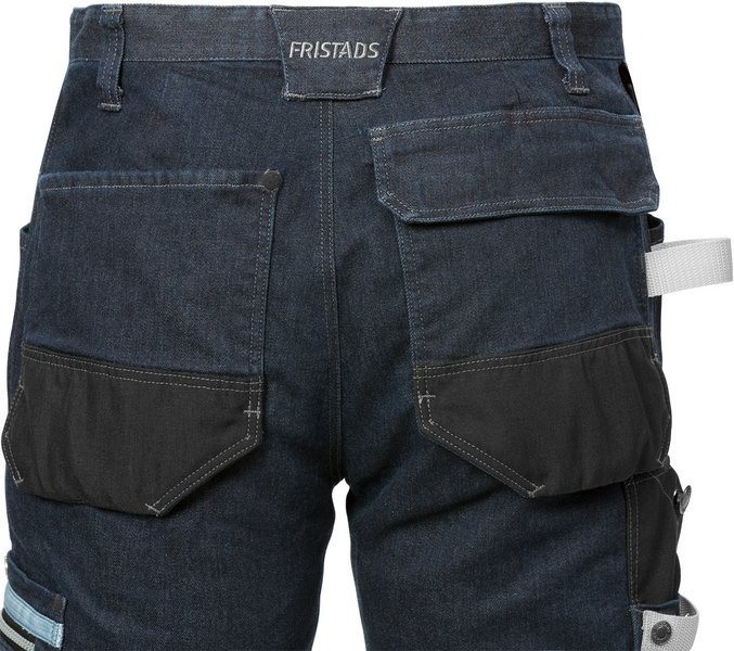 BYXA FRISTADS 2131 DCS 46 H-JEANS BLÅ
