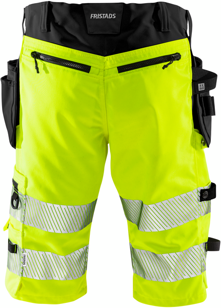 SHORTS VARSEL KL2 2509 PLU C48 VARSELGUL/SVART