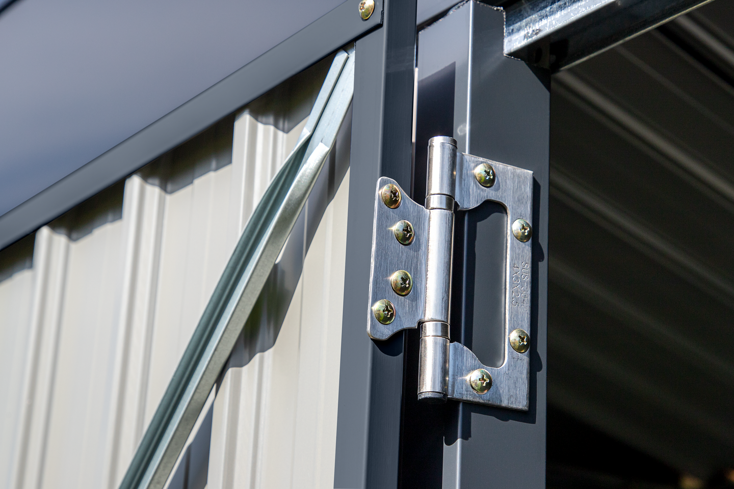 FÖRRÅD GOP COVER IT STÅL MÖRKGRÅ 4,5M2