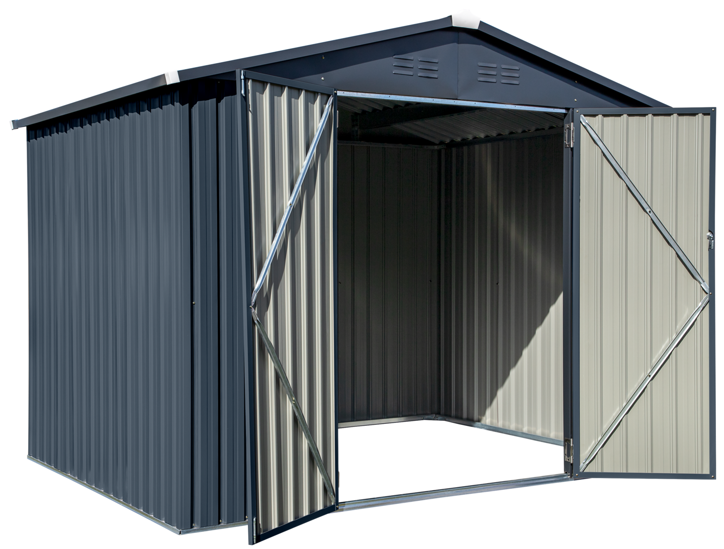 FÖRRÅD GOP COVER IT STÅL MÖRKGRÅ 4,5M2