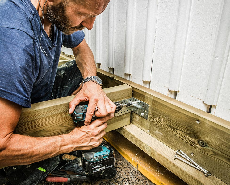 TRÄSKRUV ESSVE KONSTRUKTION WAF CORRSEAL TX40 8,0X50 4ST