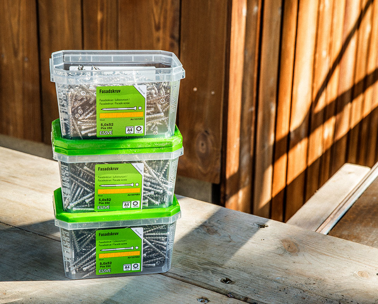 FASADSKRUV ROSTFRI/SYRAFAST A4 5,0X52