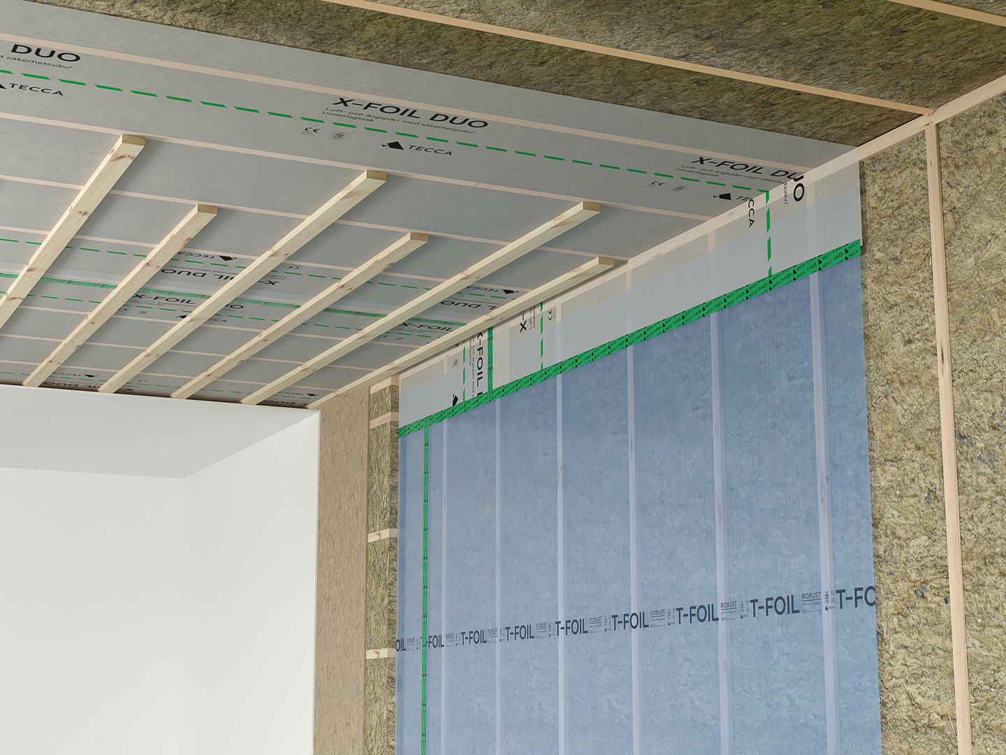 SÄKERHETSVÄV TECCA X-FOIL DUO 2740X0,20MMX12,5M