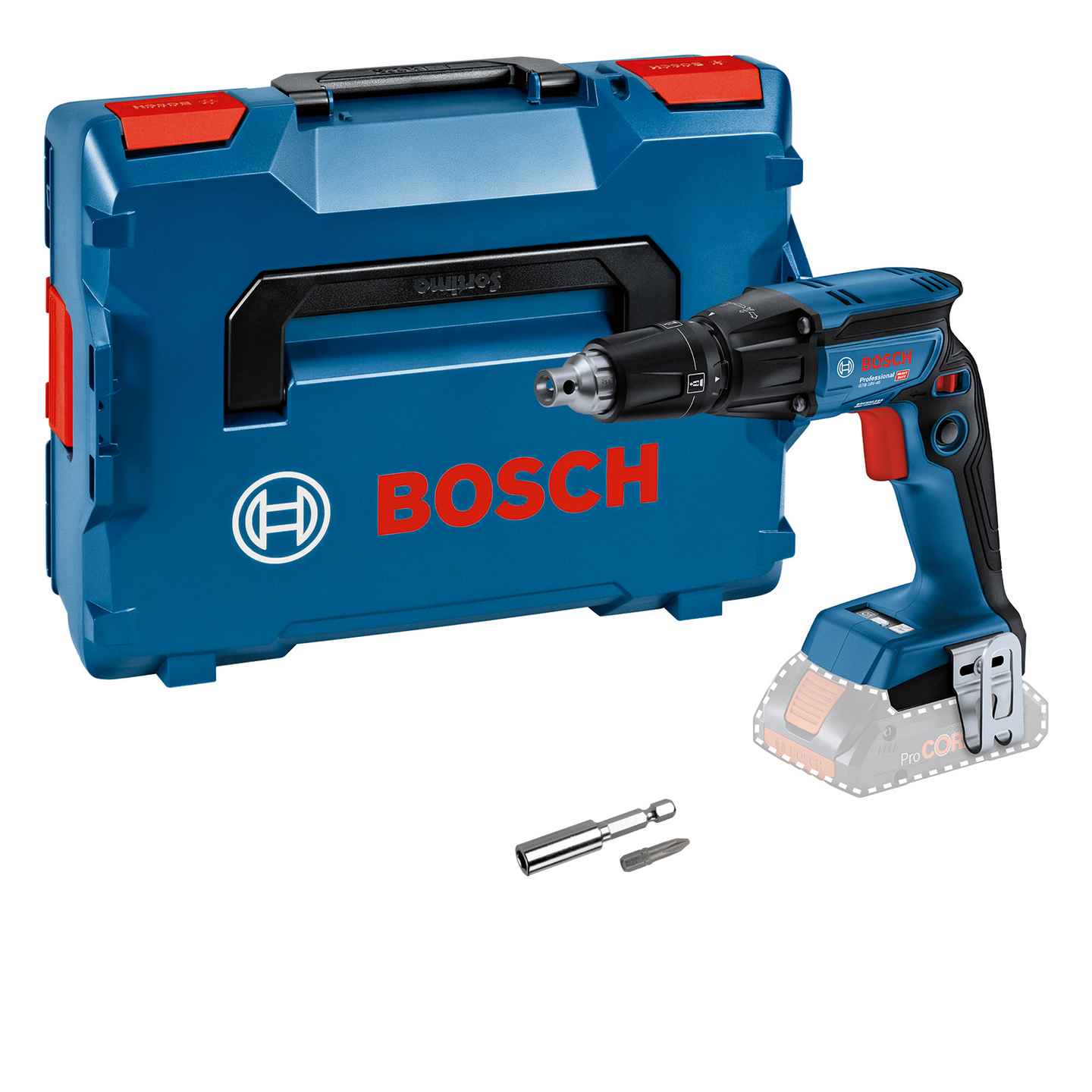 GIPSSKRUVDRAGARE BOSCH GTB 45 SOLO L-BOXX 18V