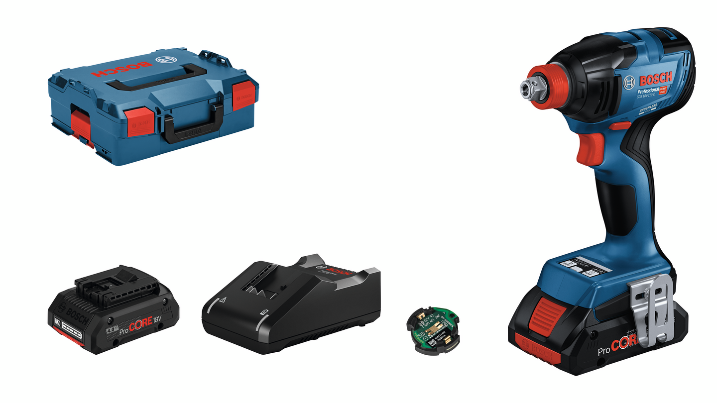 KOMBIDRAGARE BOSCH GDX 18V-210C 2X4A HPC GCY LB