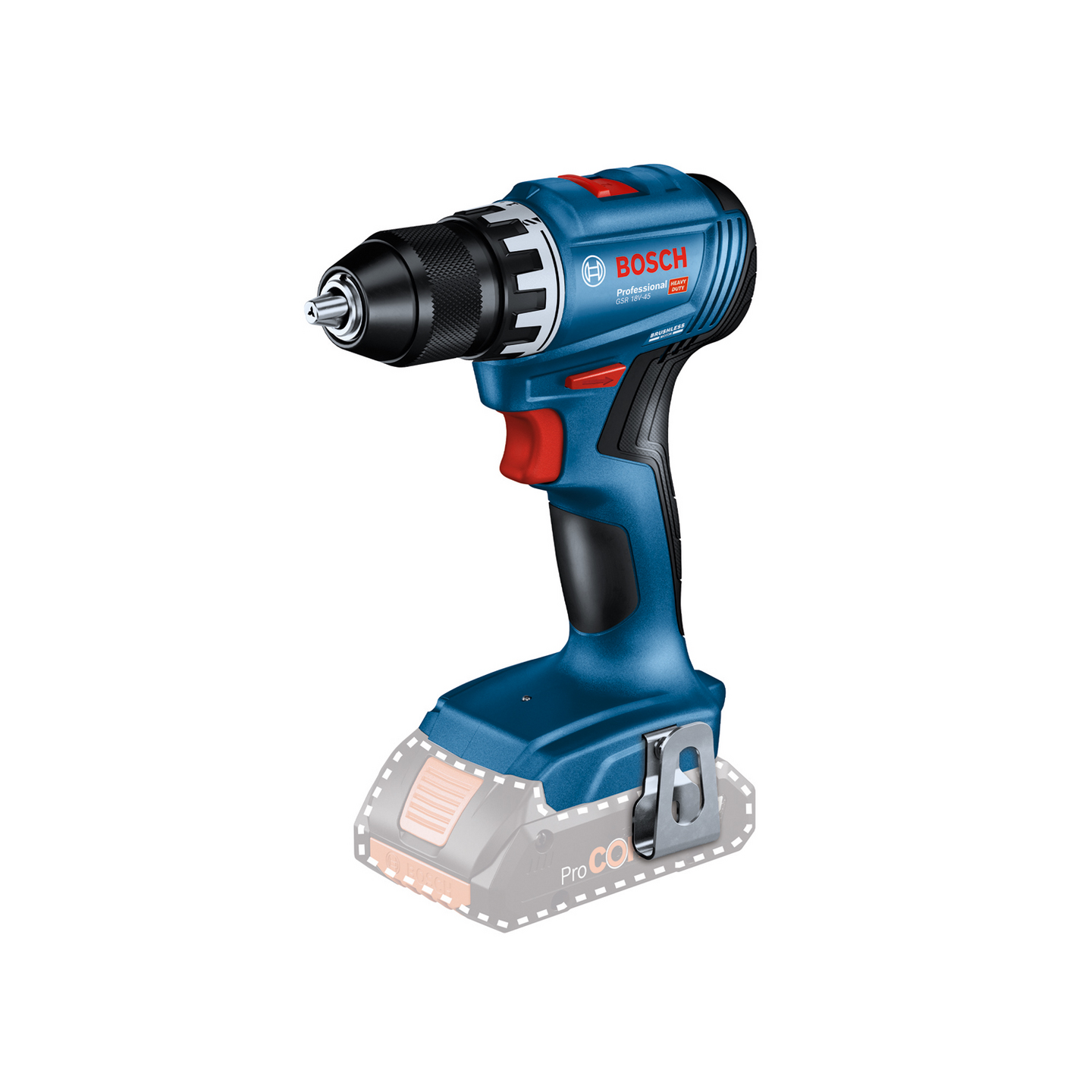 SKRUVDRAGARE BOSCH GSR 18V-45 SOLO L -BOXX