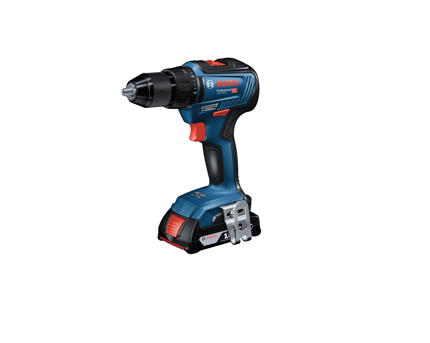 SKRUVDRAGARE BOSCH GSR 18V-55 SOLO L-BOXX