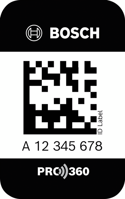 ID-tarra Bosch pieni 13x23mm 50kpl