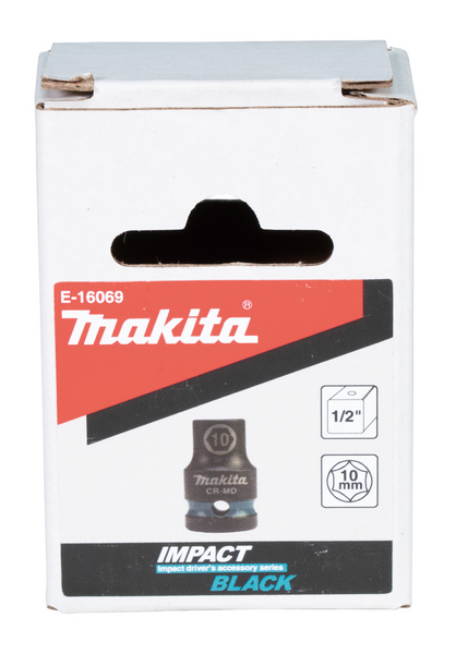 Voimahylsy Makita 1/2" Impact Black 10x38mm