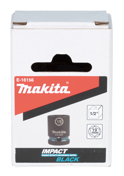 Voimahylsy Makita 1/2" Impact Black 19x38mm