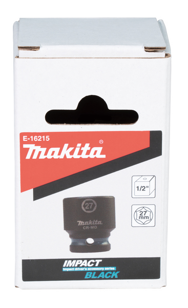 Voimahylsy Makita 1/2" Impact Black 27x42mm
