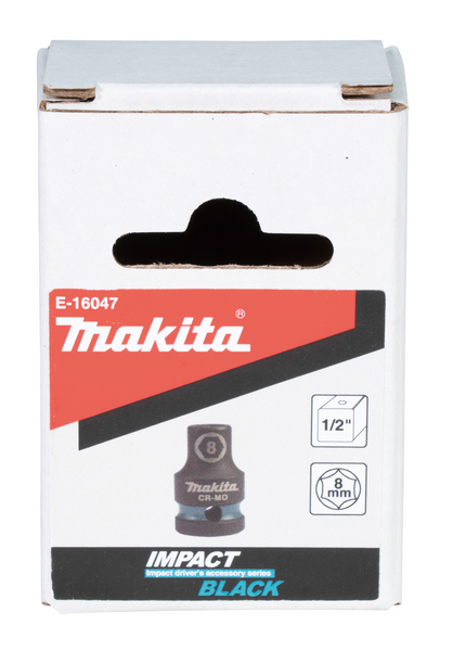 Voimahylsy Makita 1/2" Impact Black 8x38mm