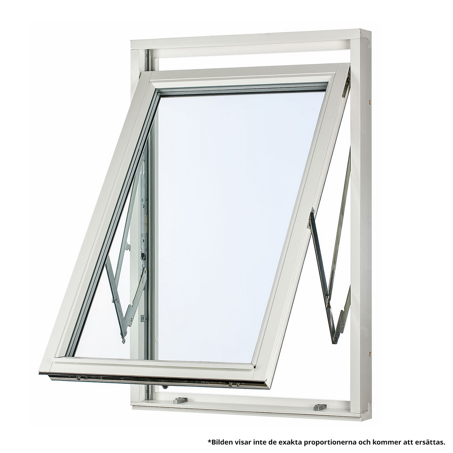 FÖNSTER SVENSKA FÖNSTER STA3 VIT VRID 23X14, F3 VIT TRÄ 23-14