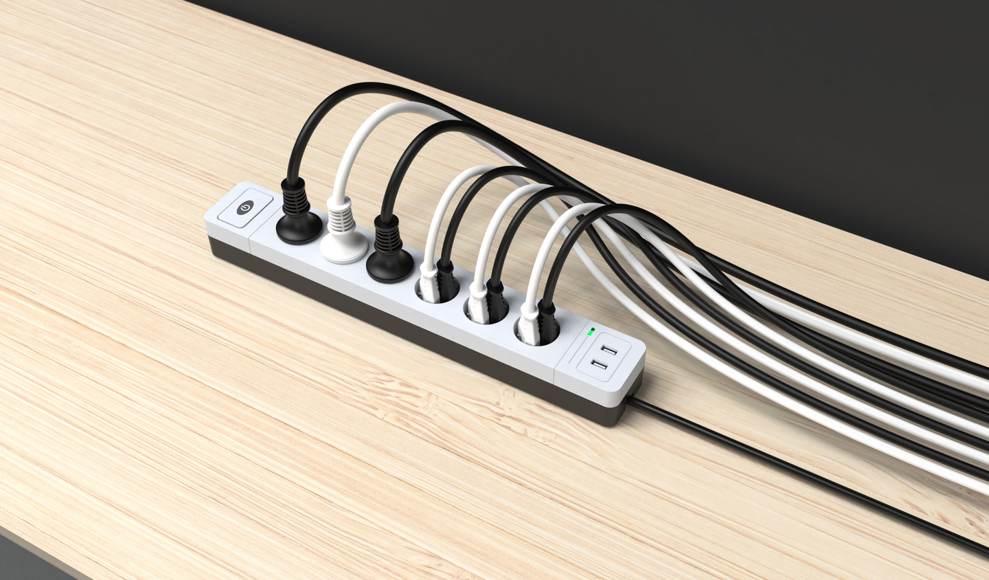 DIMMER GELIA LED RENOVA INF SVART VRID LED 1-200VA 1-370W