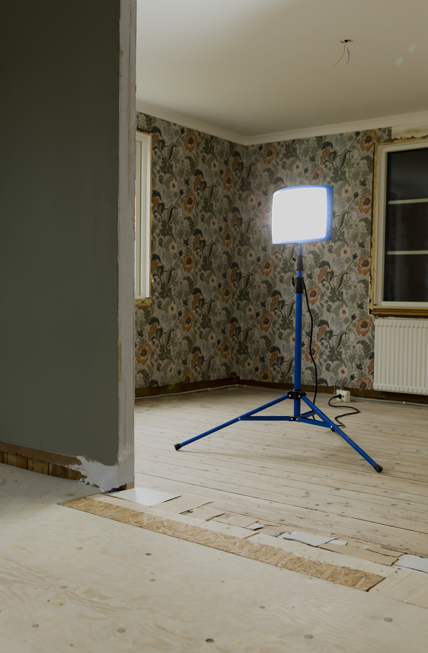 ARBETSLAMPA GELIA LED 50W IP54, 4000K 3M KABEL M STICKPROPP