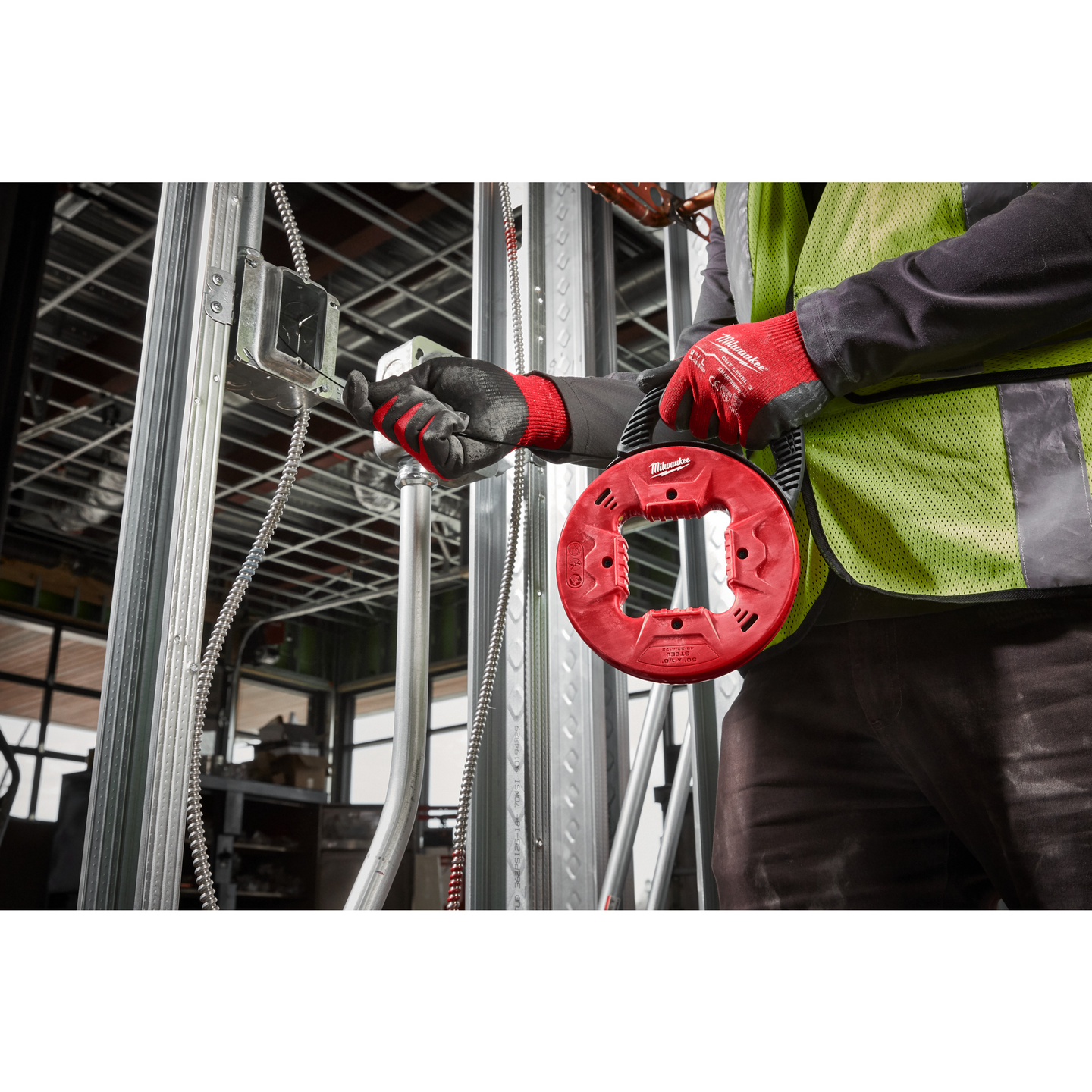 DRAGFJÄDER MILWAUKEE STÅLBAND 7,5M