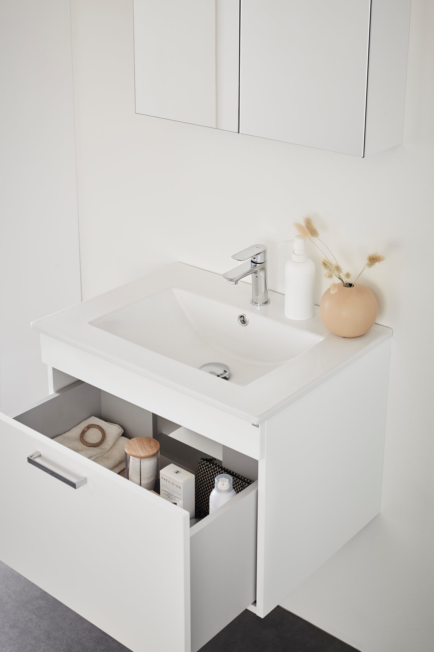 TVÄTTSTÄLLSSKÅP HAFA GO COMP 600 M VIT