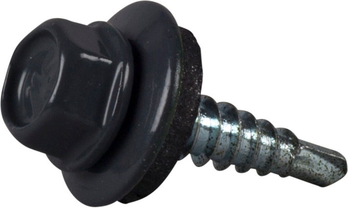 FARMARSKRUV ESSVE BORRSPETS SEXKANTS M BRICKA GRAFITGRÅ 4,8X2 250