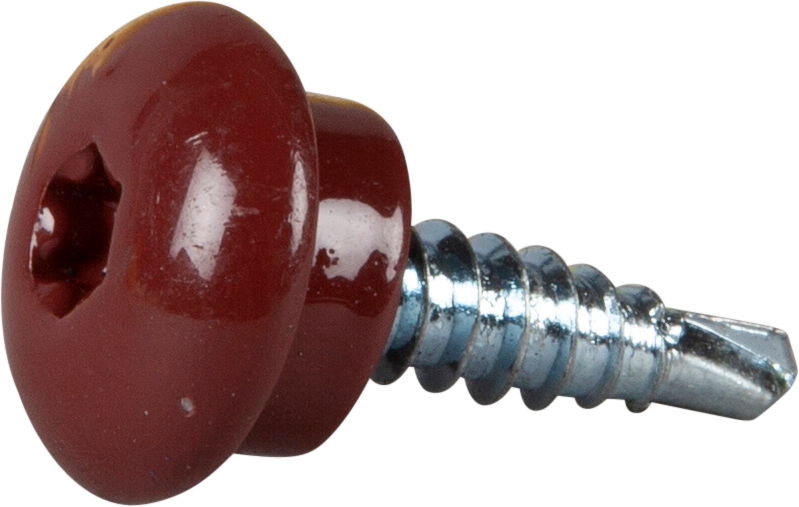 FARMARSKRUV ESSVE DECOR BS RÖD RAL 3009 TX25 FZB 4,8X20 250ST