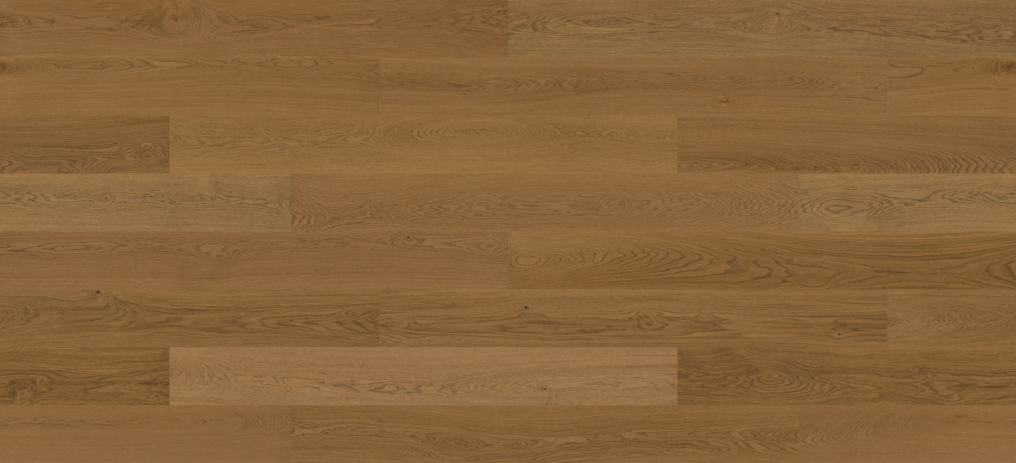 Kovetettu puulattia tammi Tullstorp 3.0 XXL Terra Brown harjattu mattalakka