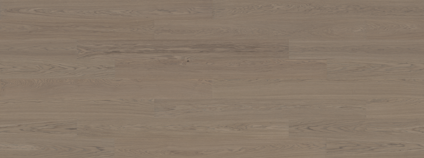 Kovetettu puulattia tammi Grevie 3.0 XL Earth Grey harjattu mattalakka