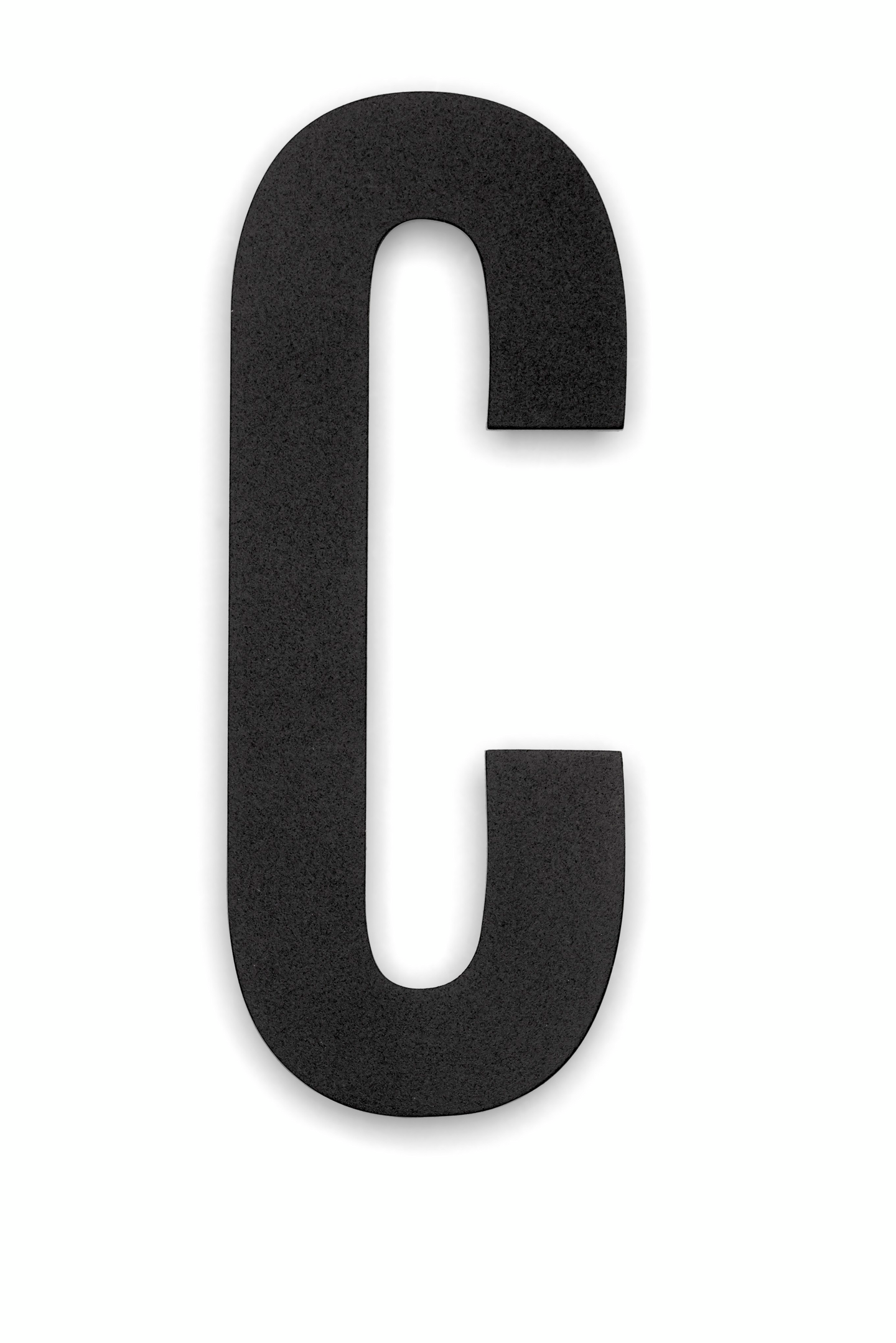 BOKSTAV HABO WORK C SVART 118MM