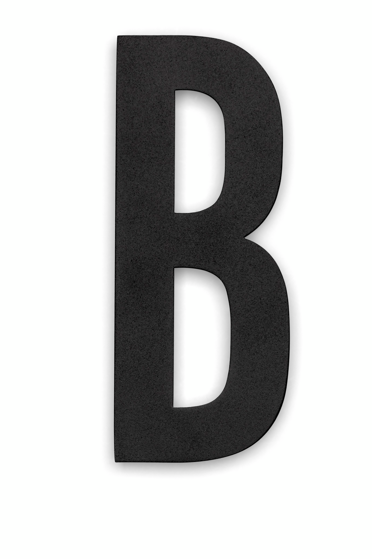 BOKSTAV HABO WORK B SVART 118MM