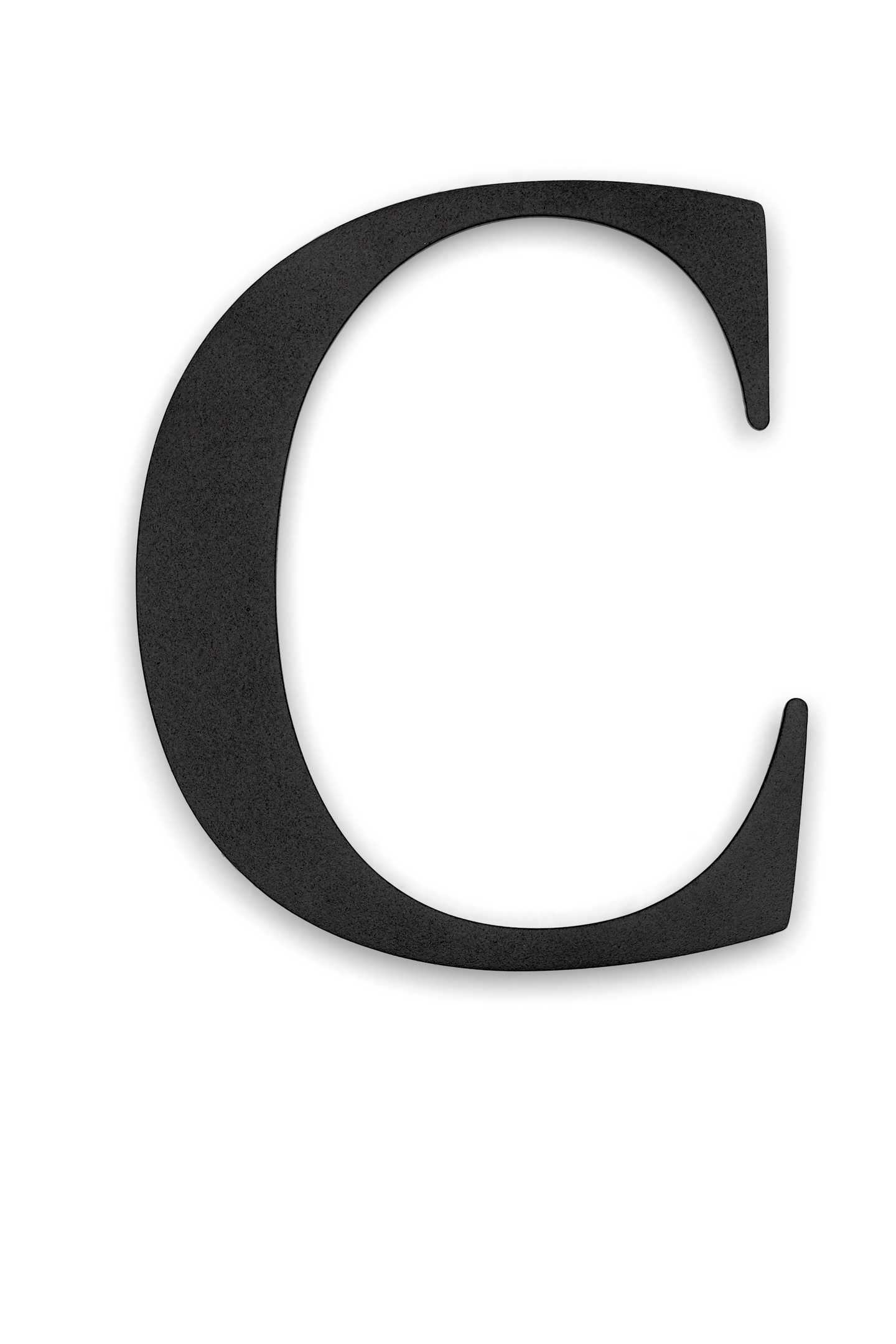 BOKSTAV HABO CENTURY C SVART 101MM