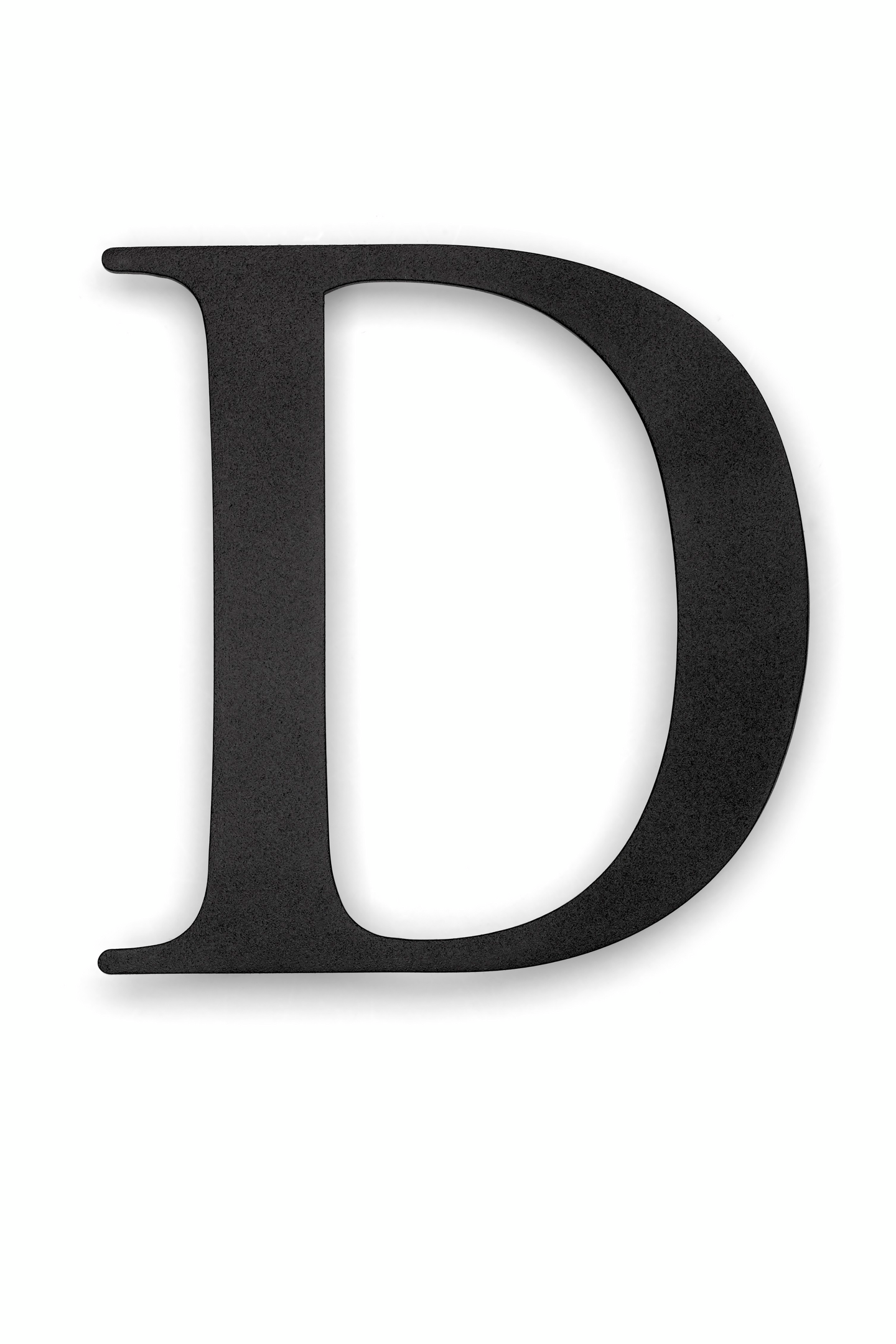 BOKSTAV HABO CENTURY D SVART 98MM