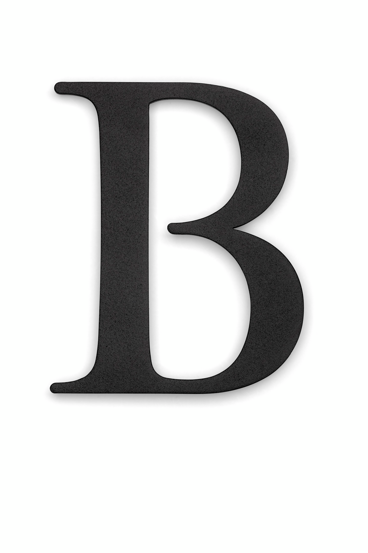 BOKSTAV HABO CENTURY B SVART 98MM