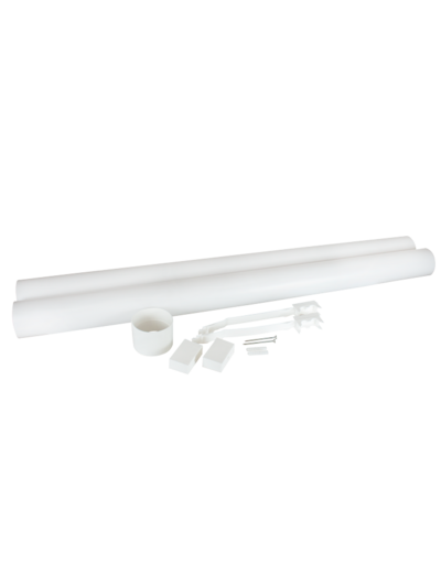 VENTILATIONSRÖR 2M 75MM SEPARETT