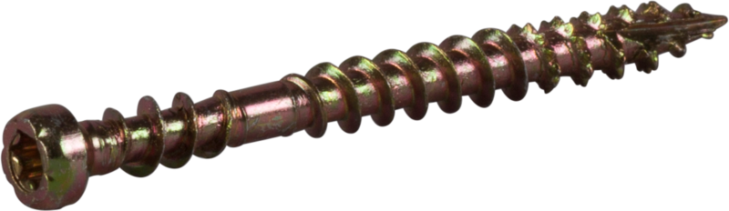 SOCKELSKRUV GULD 3,9X42 400ST TRÄ/STÅLREGEL