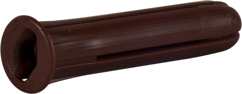 PLASTPLUGG BRUN 100ST 8,0X40MM