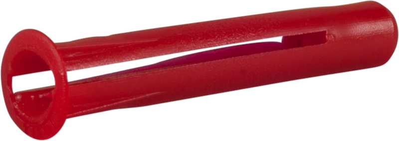 PLASTPLUGG RÖD 100ST 5,5X35MM