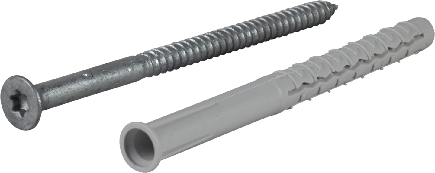 FASADPLUGG FZV C3 10X120 40ST TX40 FÖRSÄNKT SKALLE