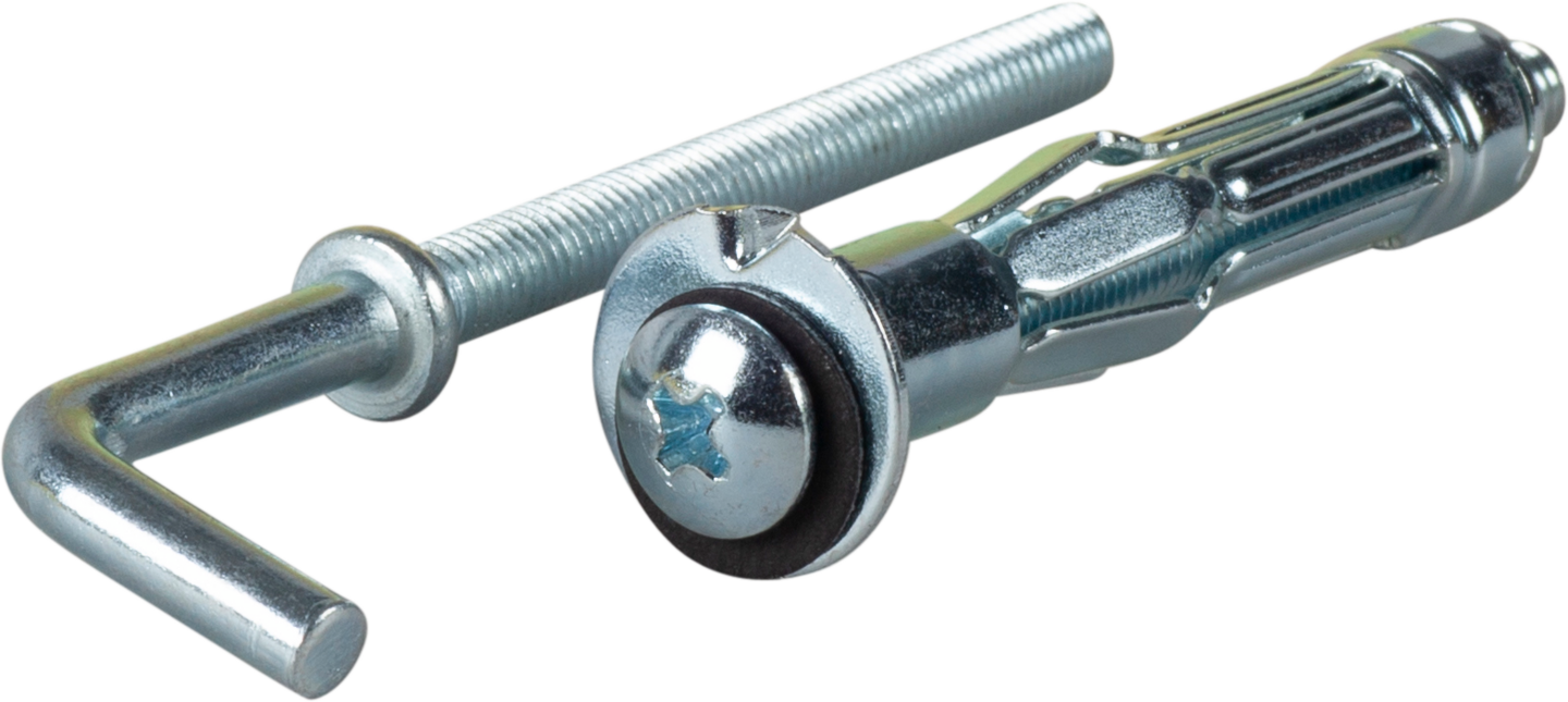 METALLEXPANDER ESSVE SAM FÖR ENKELGIPS MED VINKEL M5 4ST