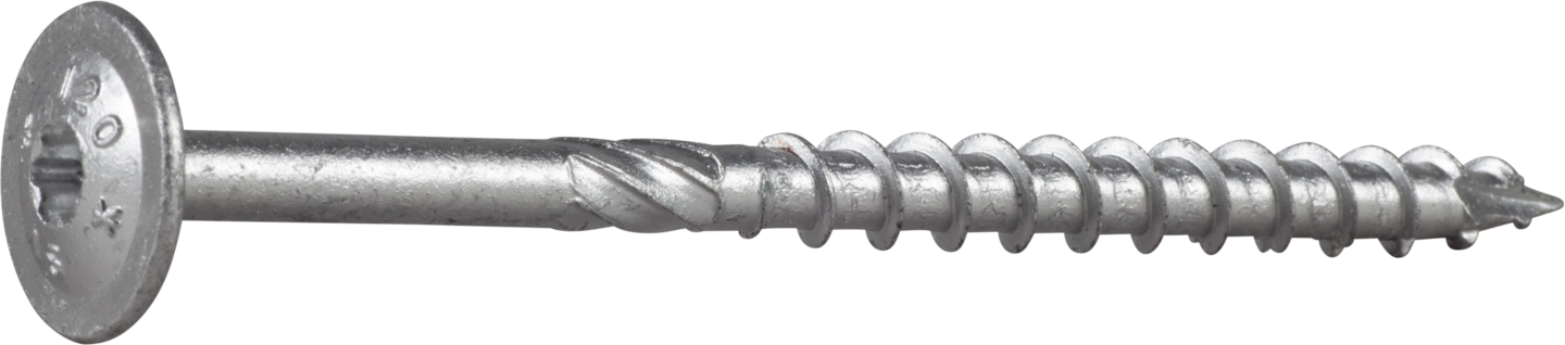 TRÄSKRUV KONSTR-W 8,0X120 CS (HEX)  PKT/50ST