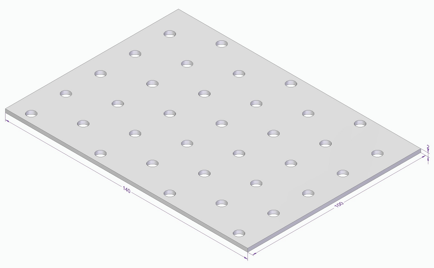 HÅLPLATTA ESSVE CE 140X100X2,0