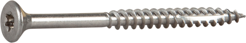TRÄSKRUV ESSVE ESSDRIVE FÖRSÄNKT HUVUD ROSTFRI A4 4,5X50 200ST