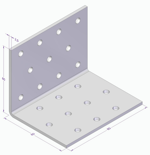 SPIKPLÅTSVINKEL ESSVE CE 60X60X80X2,5