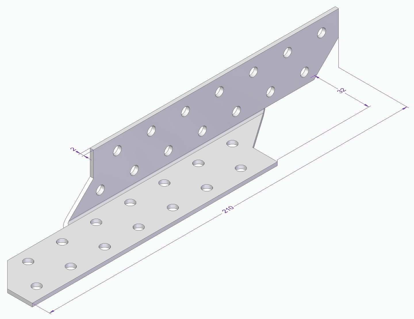 TAKÅSFÄSTE ESSVE HÖGER 210X32X2,0