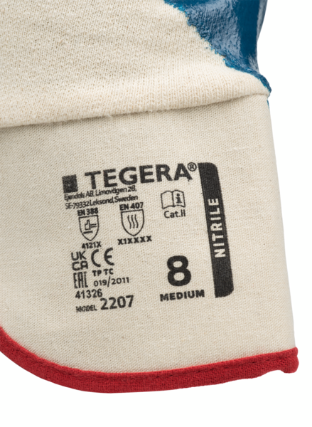 KEMSKYDDSHANDSKE 2207 10 TEGERA