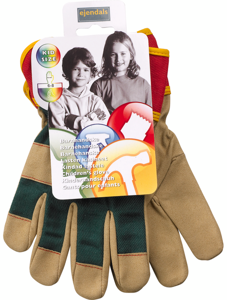 HANDSKE 90088- 4 BRUN  PAR/12 SYNTETLÄDER