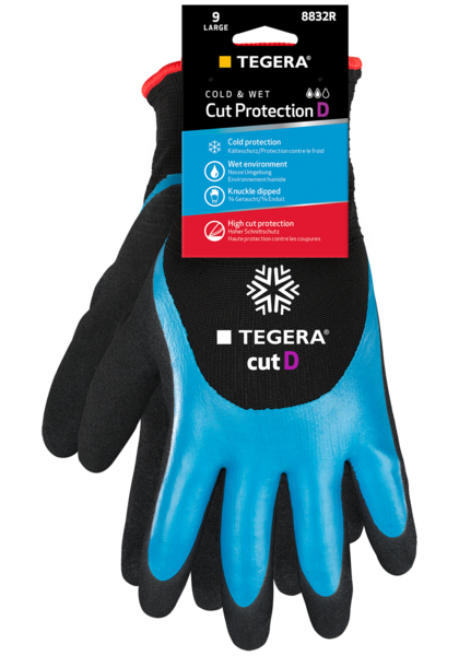 SKÄRSKYDDSHANDSKE TEGERA 8832R 11 SYNTETDOPPAD TEGERA