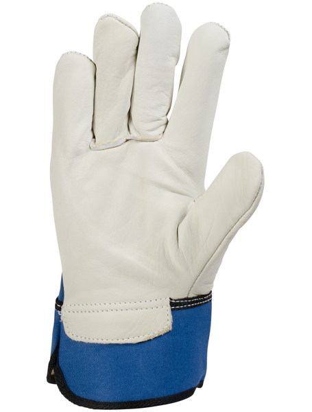 ARBETSHANDSKE 106 BASIC  7 VIT/BLÅ ALLROUND