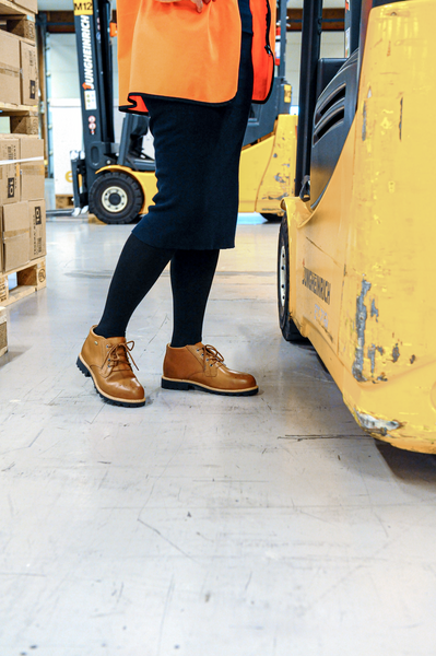 SKYDDSKÄNGOR/LÄDERSTÖVLAR JALAS 2128 STL 43