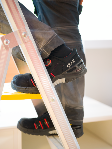 SKYDDSSKO 9965 EXALTER 36 EASYROLL SV/RÖD