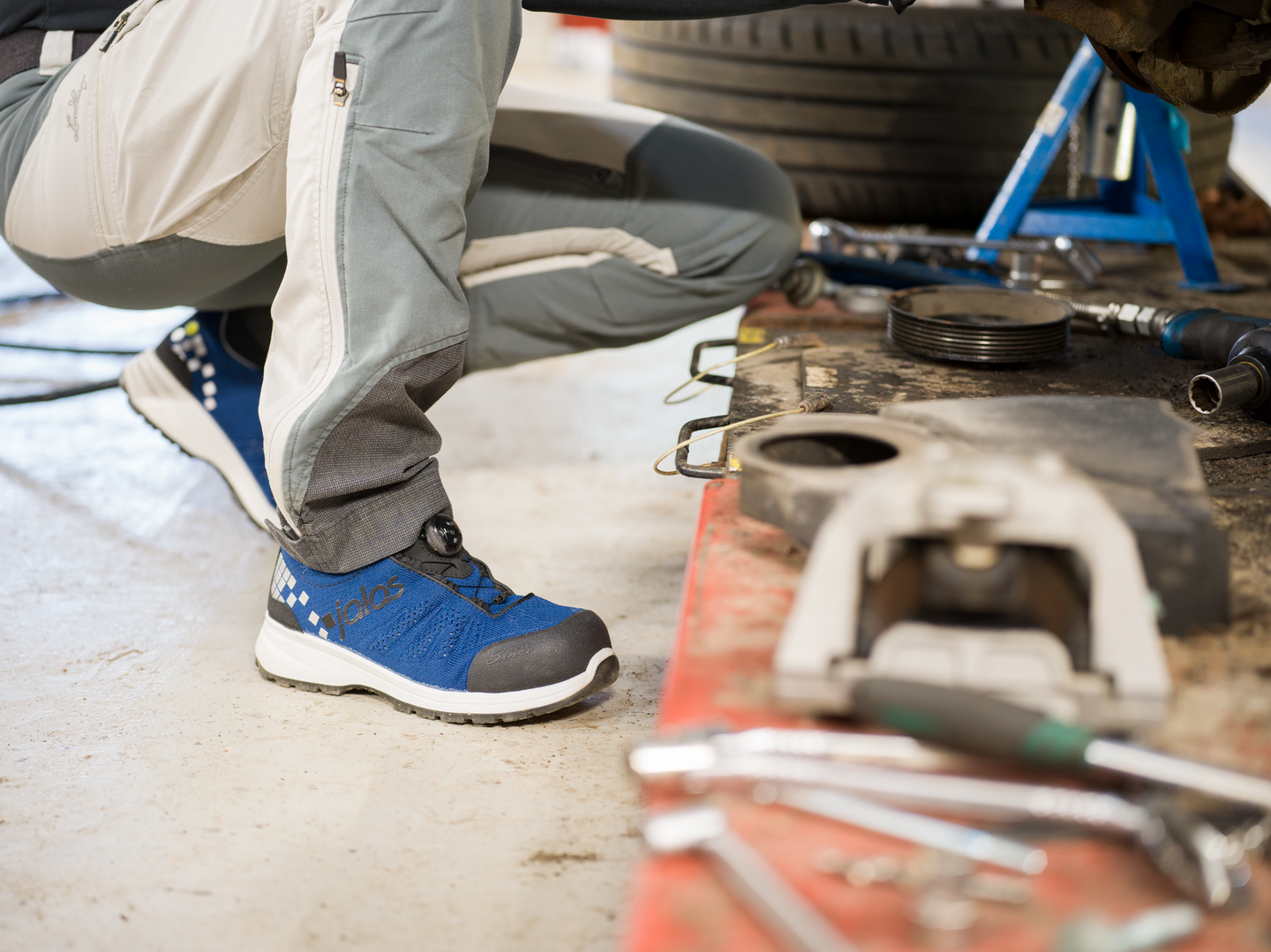 SKYDDSSKO 7158 JALAS BLÅ 38 ZENIV EV